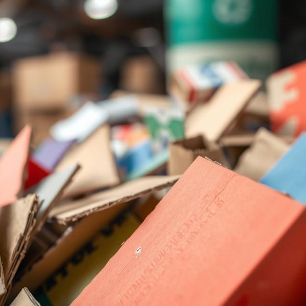 can you recycle cardboard with paint on it