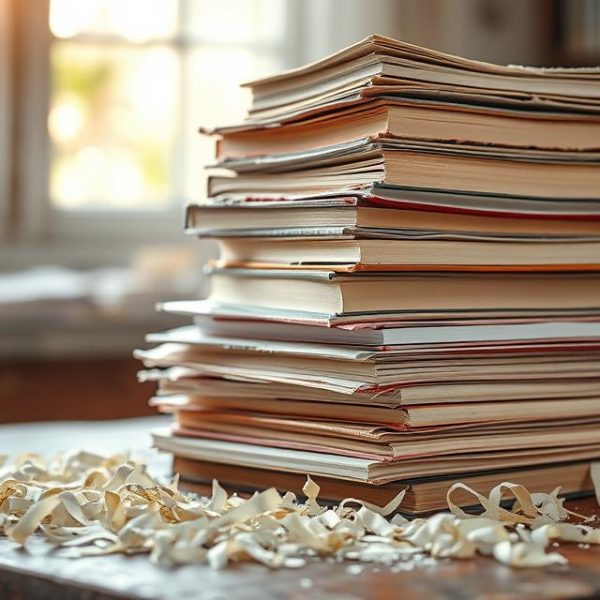 can you recycle books with paper