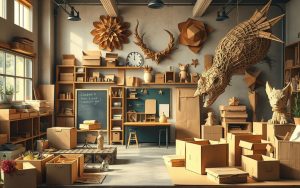 creative cardboard reuse